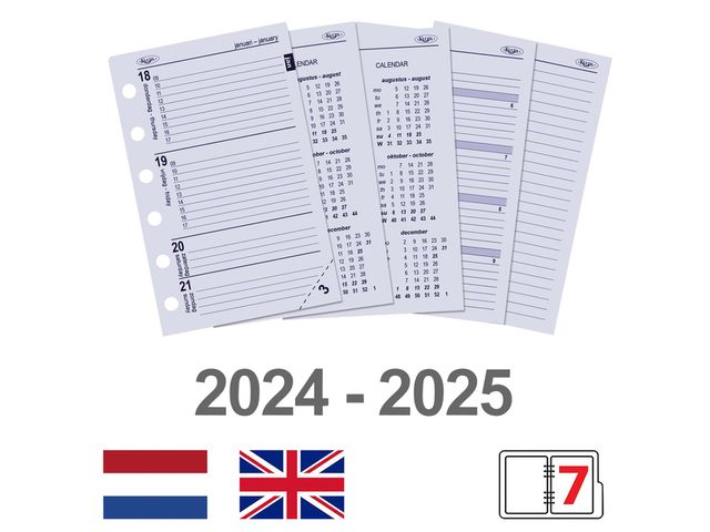 Agendavulling 2022-2023 Kalpa Pocket 7dagen/2pagina's