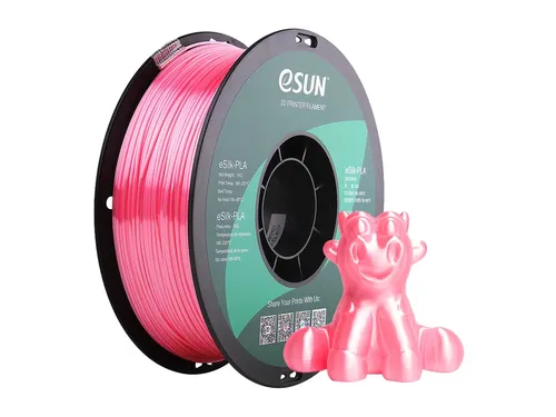 eSUN 3D printer Filament ePLA-Silk 1,75mm Roze 1kg