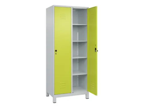 wasgoedverdeelkast,HxBxD 1950x800x500mm,vak B 400mm,draaigrendel