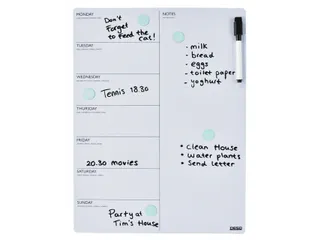 Magnetische planner Desq week 40x30cm magnetisch - 3