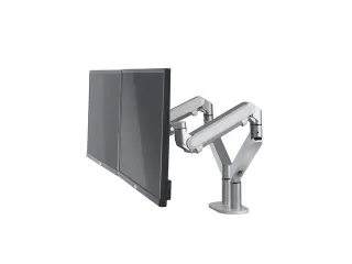 Jamy multifunctionele dubbele monitorarm metaal zilvergrijs - 1