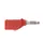 Bananaalschroef 4mm Stabel - Rood