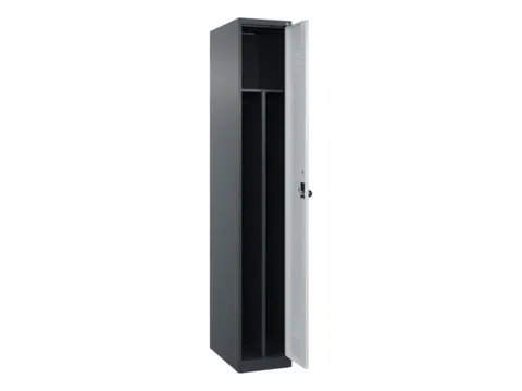 Armoire vestiaire 1850x300x500mm 1 compartiment RAL7016/RAL7035