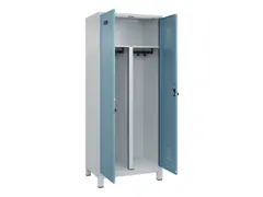 PBM-locker,HxBxD 1950x800x500mm,2vak,vak B 400mm,draaigrendel