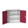 wandkast 1000x1050x350mm 2xStalen bodem sokkel Ral 7035 front Ral 3004