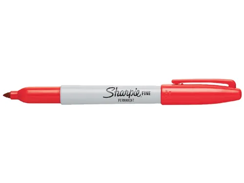 Viltstift Sharpie Fijne punt rond 0.9mm Rood