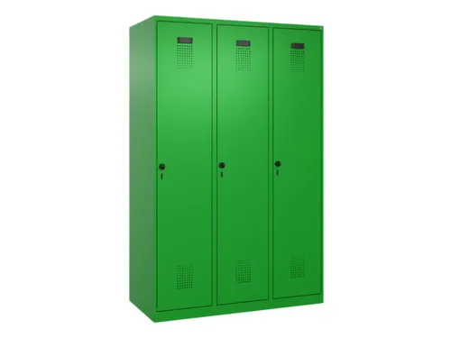 locker voor scheiding van kleding,HxBxD 1850x1200x500mm,3vak