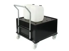 Verrijdbare Opvangbak Hdpe 1080x870x1020mm 1x220l Pe Plaat Geperf.