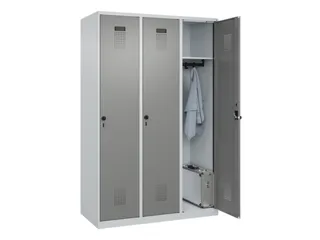 locker,HxBxD 1850x1200x500mm,3vak,vak B 400mm,draaigrendel - 1
