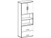 kantoor-combikast HxBxD 2160x800x420mm dubbele vleugeldeur beuken