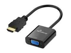 Hdmi To Vga Converter MRCS167 3.5mm audio connection zwart