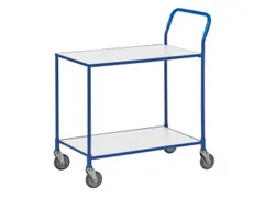 tafelwagen,draagverm. 150kg,2xstaalplaat,laadvl. LxB 760x430mm