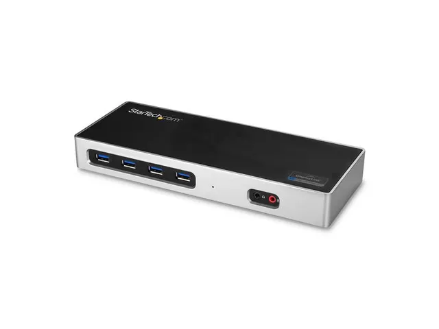 Dual-4K Docking Station Met 6 X Usb C / Usb 3.0 Poorten