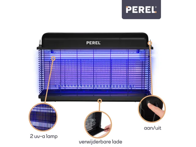 Elektrische Insectenverdelger - 2x15W - Gebruik Buitenshuis