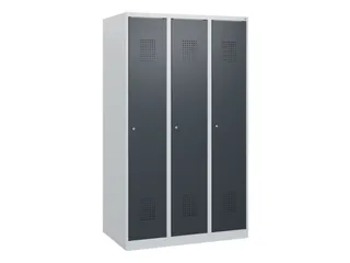 schoollocker,HxBxD 1530x900x500mm,3vak,vak B 300mm,cil.-slot - 2
