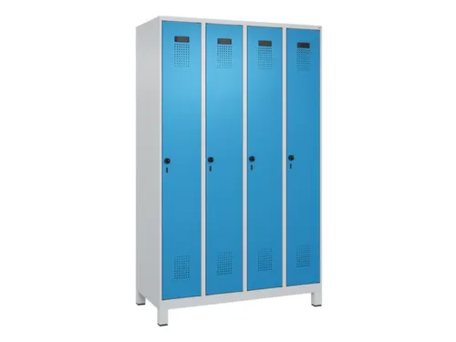 locker voor scheiding van kleding,HxBxD 1950x1200x500mm,4vak