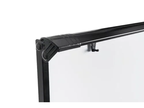 Flipchart Magnetisch Met 5 Wielen 100x70cm Zwart