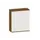 hangmappenkast 1150x1000x430mm 3hangmappenframes Noten + Wit