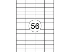 Etiket Rillstab 52.5x21.2mm Wit