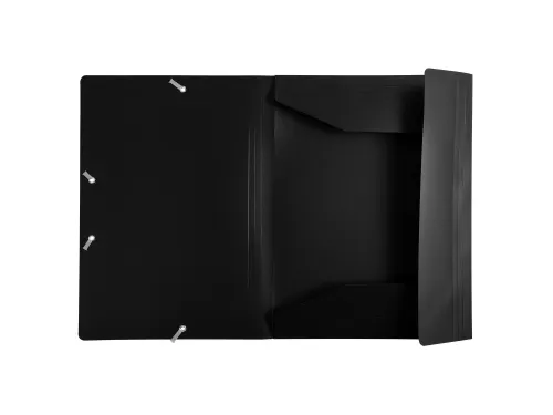 Elastomap A4 Assorti 3 Kleppen Polypropyleen 4/10de Ondoorschijnend