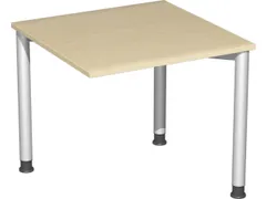 koppelelement voor bureau,HxBxD 680-800x800x800mm,blad esdoorn,hoekig