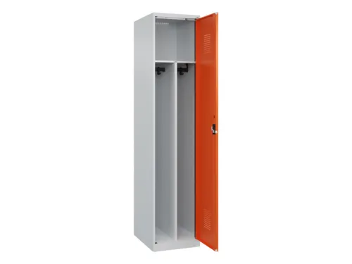 locker voor scheiding van kleding,HxBxD 1850x400x500mm,1vak