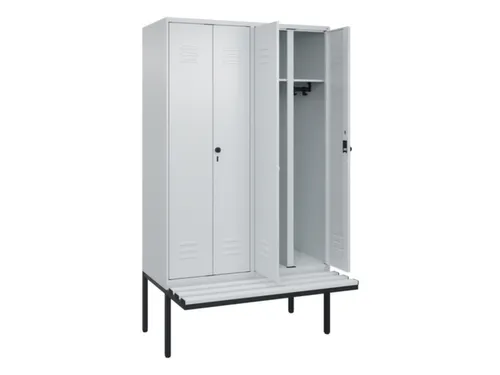 locker voor scheiding van kleding,HxBxD 2120x1200x815mm,4vak