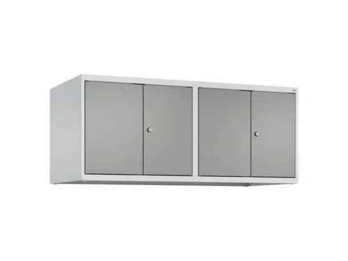 opzetkast,v. locker voor scheiding van kleding,4vak.,vak B 300mm