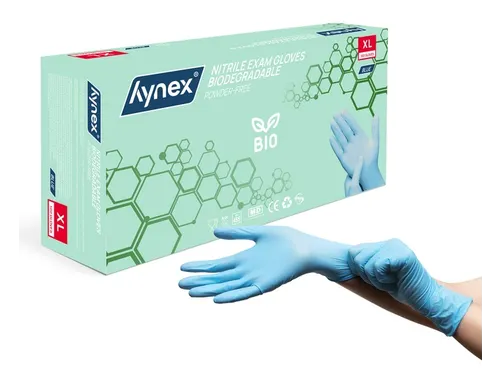 Handschoen Hynex nitril XL blauw 3.5gr 100 stuks