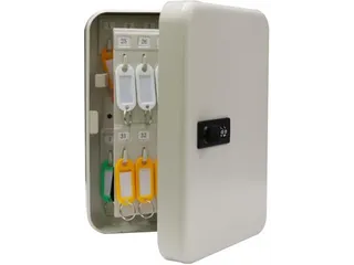 Sleutelkast 48 Sleutels Wandmontage Met Wachtwoordcode Wit - 6