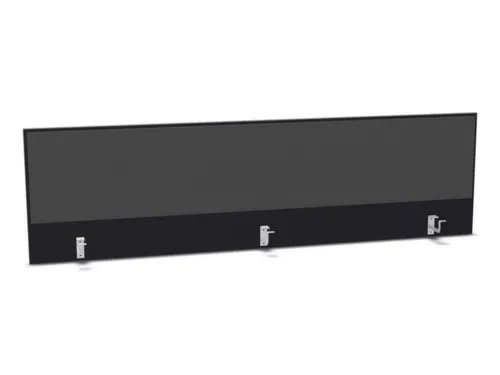opzetpaneel bureau aanbouw achter CC-zwart BN8010-antraciet 2000mm