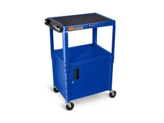 bijzetwagen,HxLxB 610-1060x610x460mm,blauw,2niveau(s) - 2