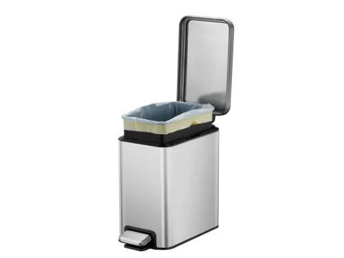 Stella Slim pedaalemmer 6 liter Mat RVS