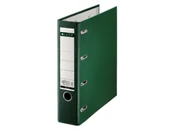 Ordner Leitz 1012 A4 80mm Pp Bank 2 mechanieken Groen