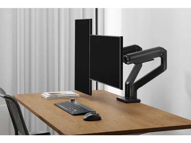 Support 2 écrans Digitus 2 x 45 inch noir