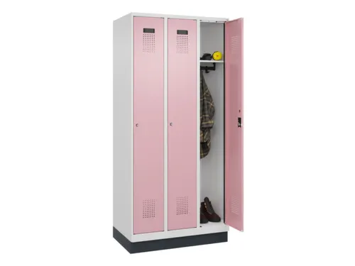 locker,HxBxD 1950x900x500mm,3vak,vak B 300mm,cil.-slot,sokkel