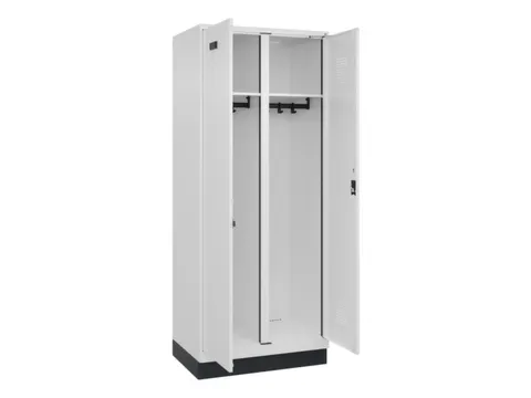 locker voor scheiding van kleding,HxBxD 1950x800x500mm,2vak