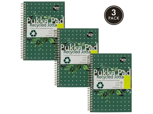 Notitieboek Pukka Jotta A5 lijn 55vel/110pagina's 80 gram groen