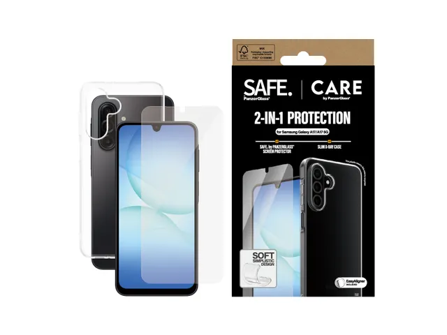 PanzerGlass SAFE. | CARE by 2-in-1 Bundle Samsung Galaxy A17 | A