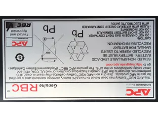 Batterij Vervangings Cartridge RBC4 (OEM) - 1