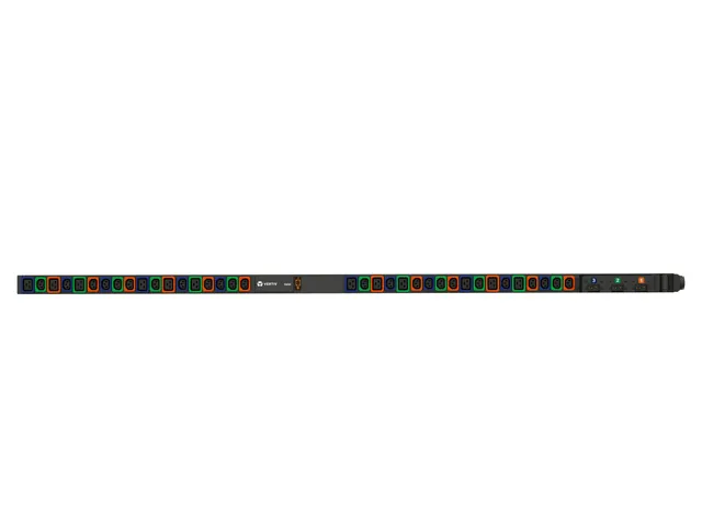 Vertiv U1072L, Basique, 0U, verticale, Noir, 36 sortie(s) CA, Coupleur