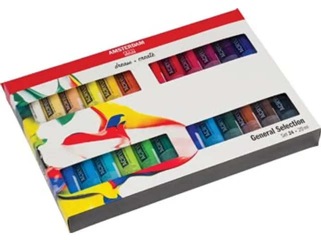 Acrylverf Tube Van 20 Ml, Etui Van 24 Stuks