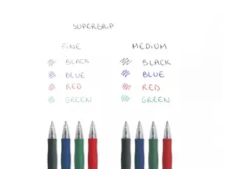 Balpen Pilot Super Grip F 0.7mm Fijne punt Zwart - 2