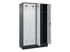 locker voor scheiding van kleding,HxBxD 1950x1200x500mm,4vak