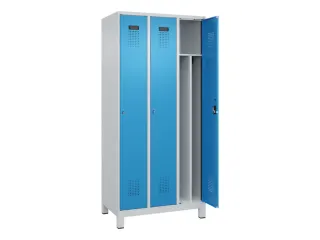 locker voor scheiding van kleding,HxBxD 1950x900x500mm,3vak - 1