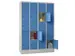armoire multicases,4x5compartiments,RAL7035,face avant RAL5012