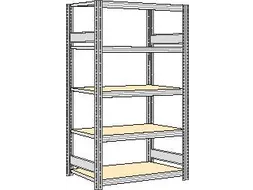 magazijnstelling,grondveld,HxBxD 2000x1341x526mm,vakl. 250kg