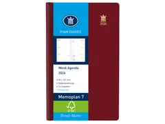 Agenda 2026 Ryam Memoplan 7 Suprema ringplasic 7dagen/2pagina's bordea