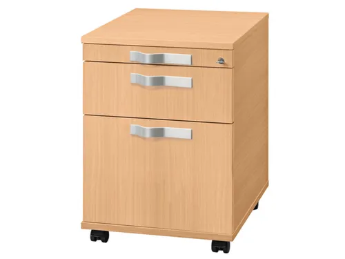mobiel ladeblok,HxBxD 590x428x560mm,1lade(n),Gestreepte greep