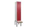 locker met bank,voor scheiding van kleding,HxBxD 2120x400x815mm,1vak